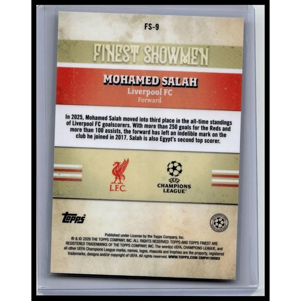 2025-26 Finest UEFA Club Competitions } Mohamed Salah Finest Showmen